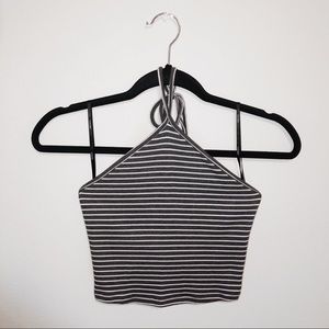 Striped Halter Top